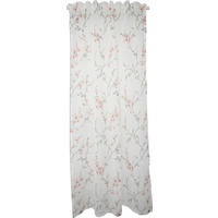 FERTIGVORHANG  halbtransparent   140/245 cm  - Hellrot/Salbeigrün, Natur, Textil (140/245cm)