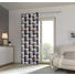 ÖSENSCHAL black-out (lichtundurchlässig) 135/245 cm - Schwarz/Braun, Design, Textil (135/245cm) - Esposa