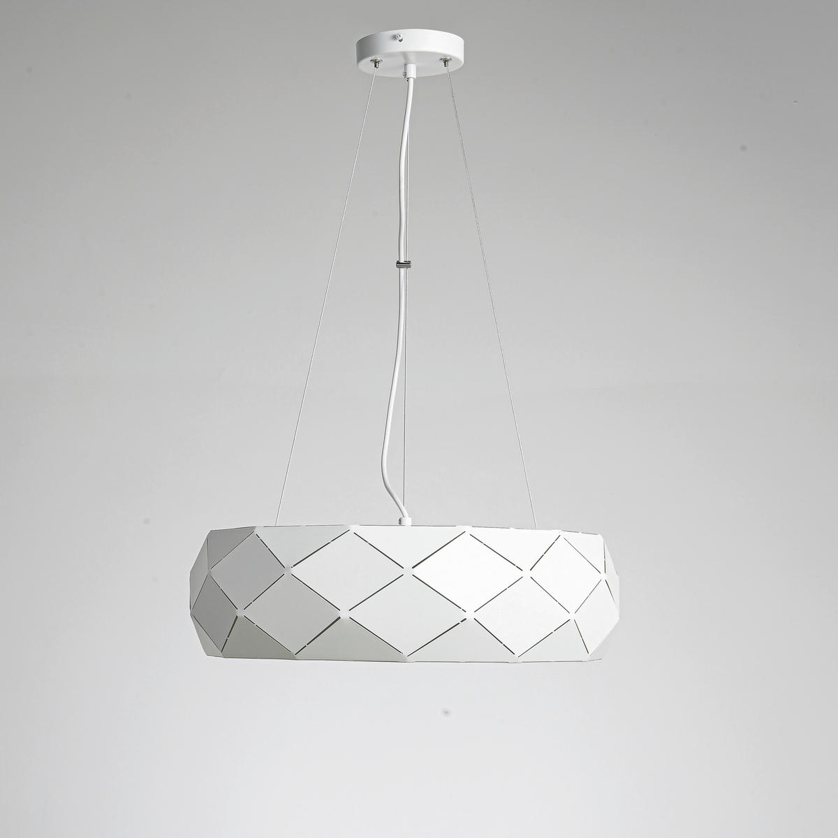 HÄNGLAMPA Reus 120/47/47 cm  - vit, Design, metall (120/47/47cm)