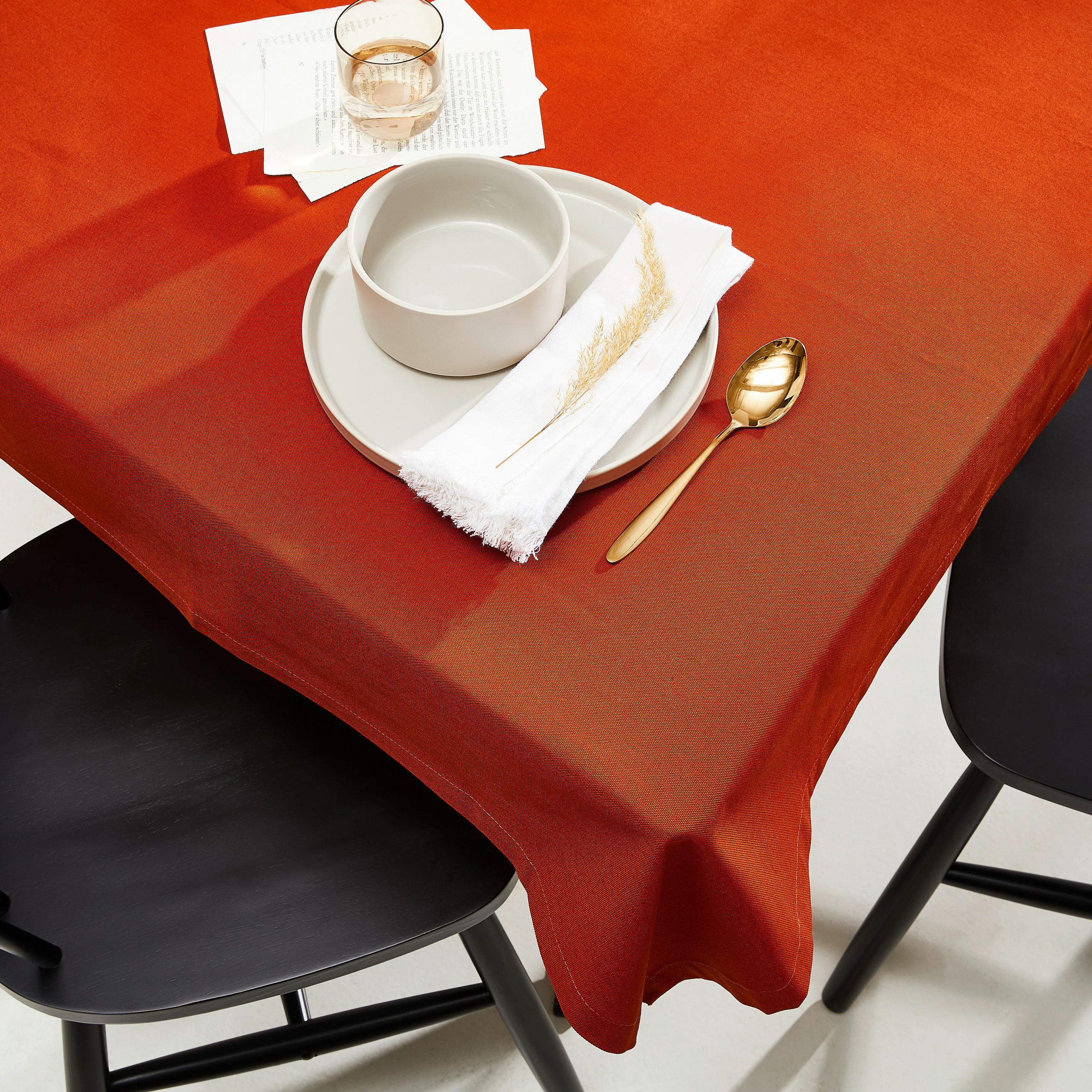TISCHDECKE Panama 100/100 cm  - Braun, Basics, Textil (100/100cm) - Bio:Vio