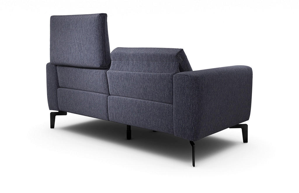 Thumbnail - Sensoo 2-Sitzer-Sofa Cosy, Blau, Textil, 180x86x86-94 cm, Stoffauswahl, Armteil links, rechts, Wohnzimmer, Sofas & Couch...