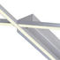 LED STROPNÍ SVÍTIDLO - barvy niklu, Design, kov (102/91/5,7cm) - AMBIENTE