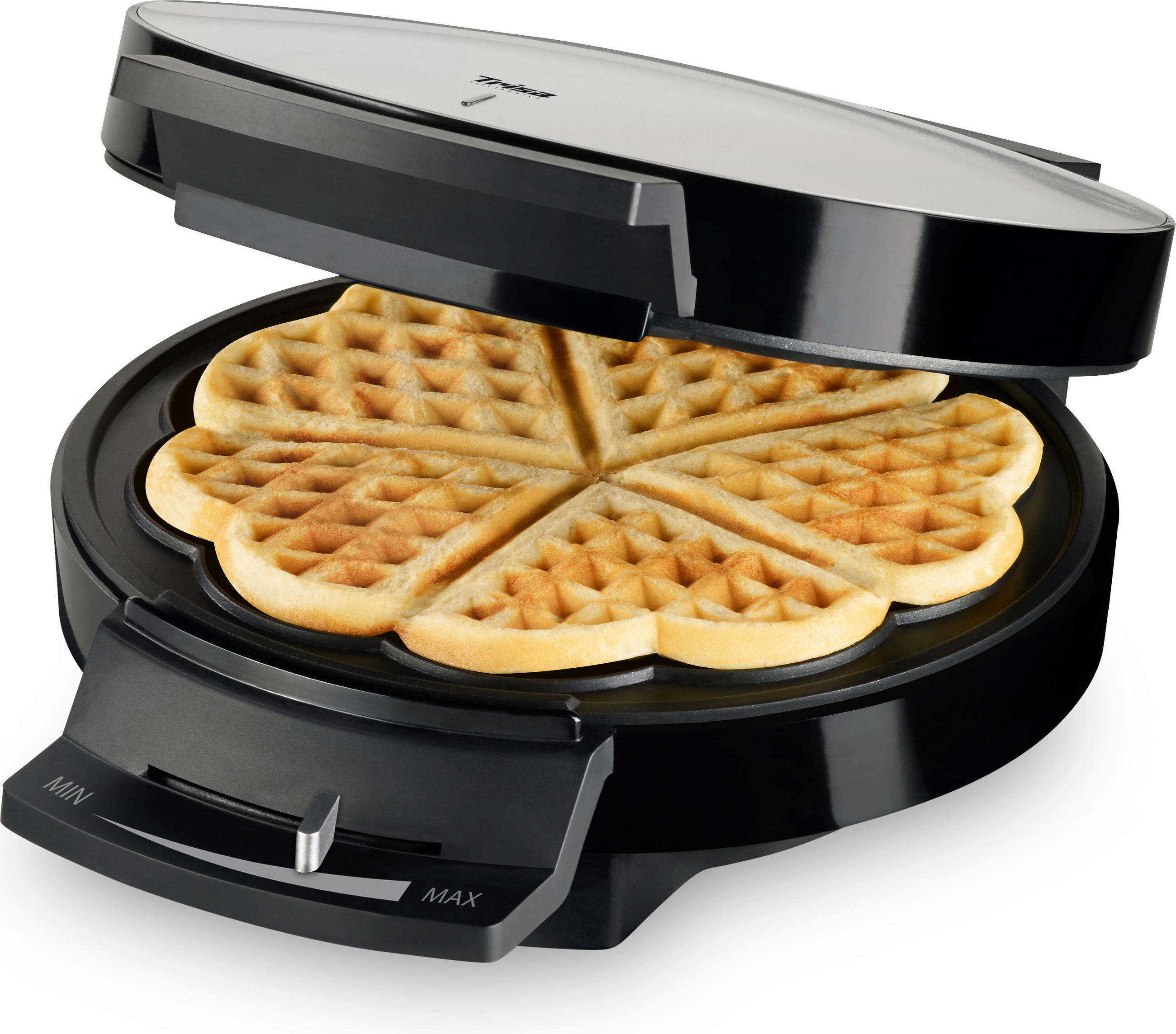 XXXLutz Waffelautomat Schwarz 19.5x8x26.5 cm