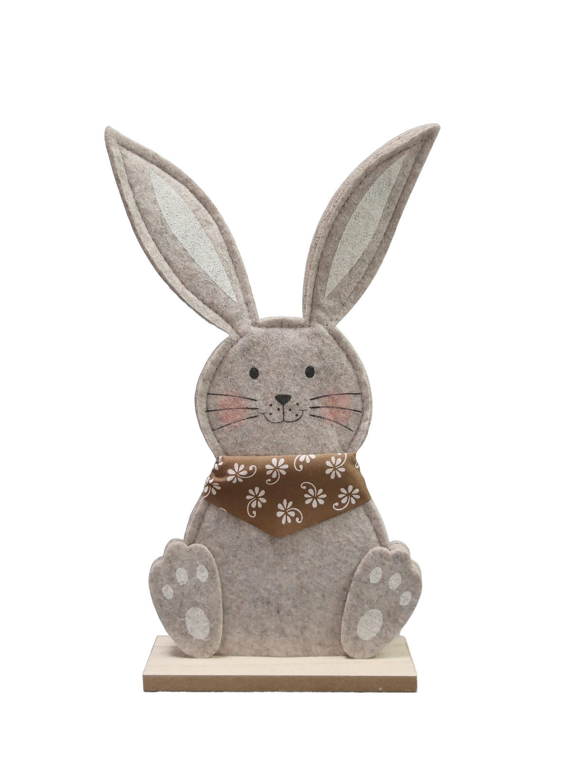 DEKOHASE - Braun/Naturfarben, LIFESTYLE, Holzwerkstoff/Textil (16/29/4cm)