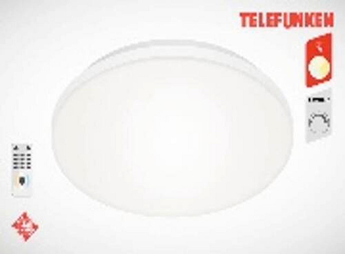 LED-DECKENLEUCHTE 30/7 cm   - Weiß, Design, Kunststoff/Metall (30/7cm)