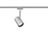 SCHIENENSYSTEM-STRAHLER URail 5,9/18/9 cm   - Chromfarben, Design, Metall (5,9/18/9cm) - Paulmann
