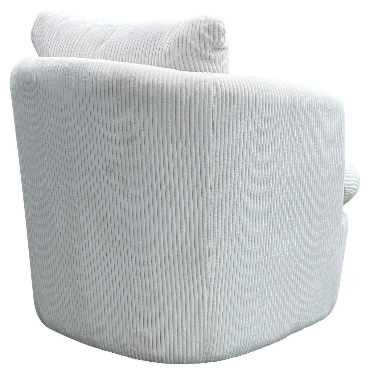 SESSEL in Cord Elfenbein  - Elfenbein, Basics, Textil (72/78/77cm) - MID.YOU