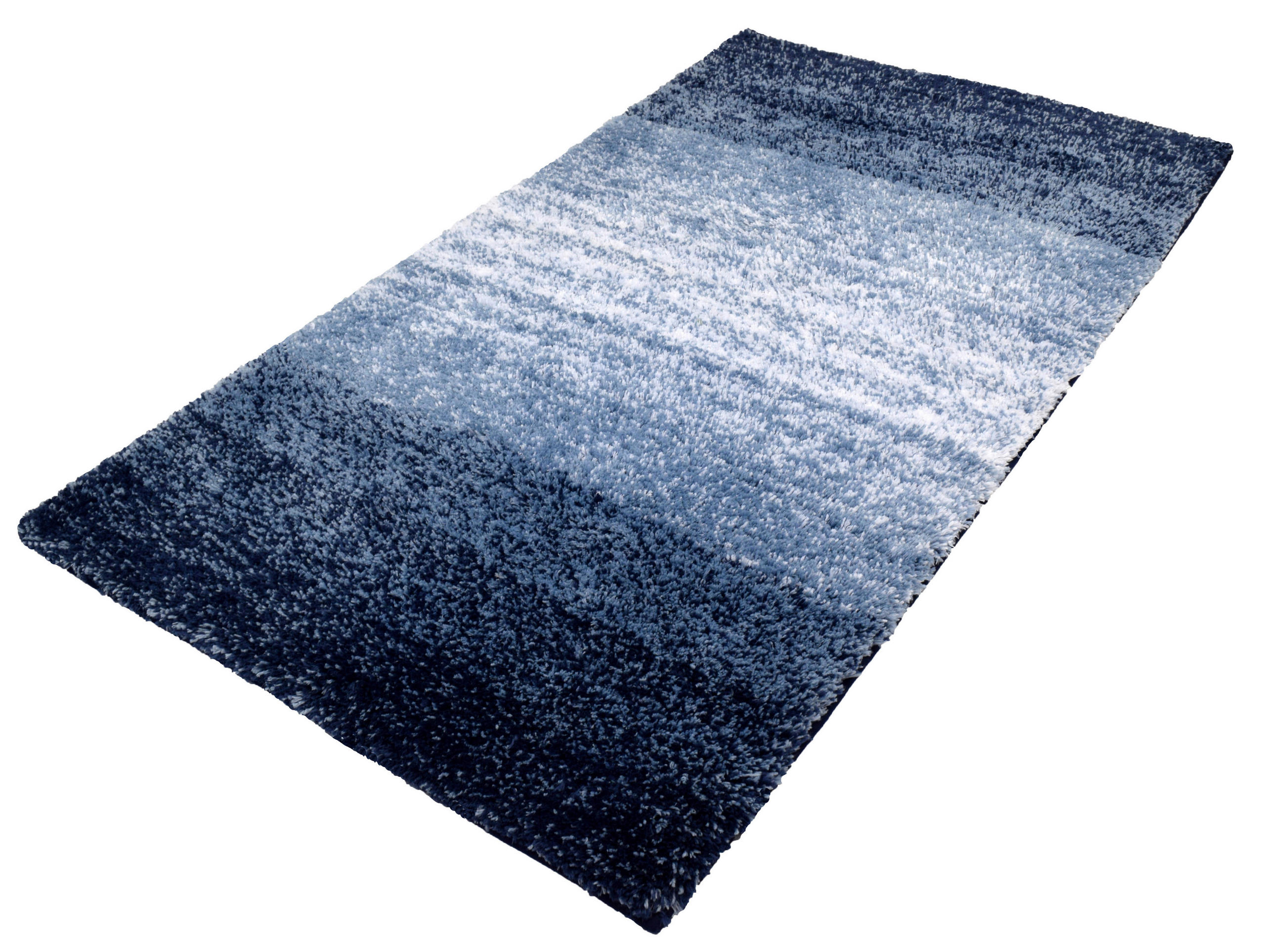 BADTEPPICH Blau 70 /120 cm  - Blau, Konventionell, Kunststoff/Textil (70 /120cm) - Kleine Wolke