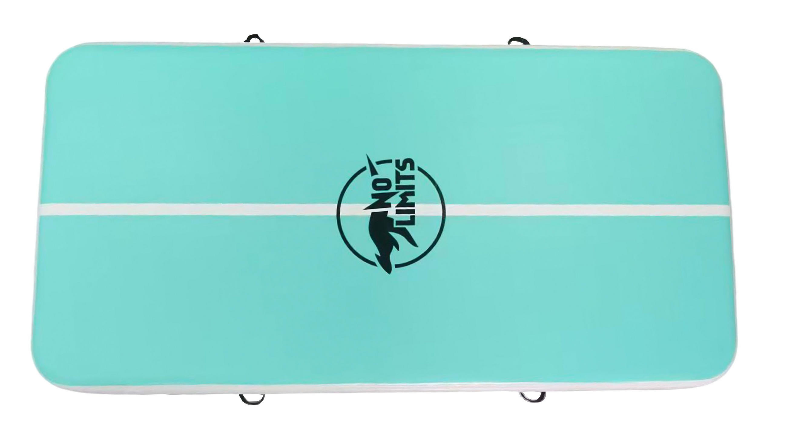 GYMNASTIKMATTE AIR MATTRESS  - Türkis/Weiß, KONVENTIONELL, Kunststoff (300/150/20cm)