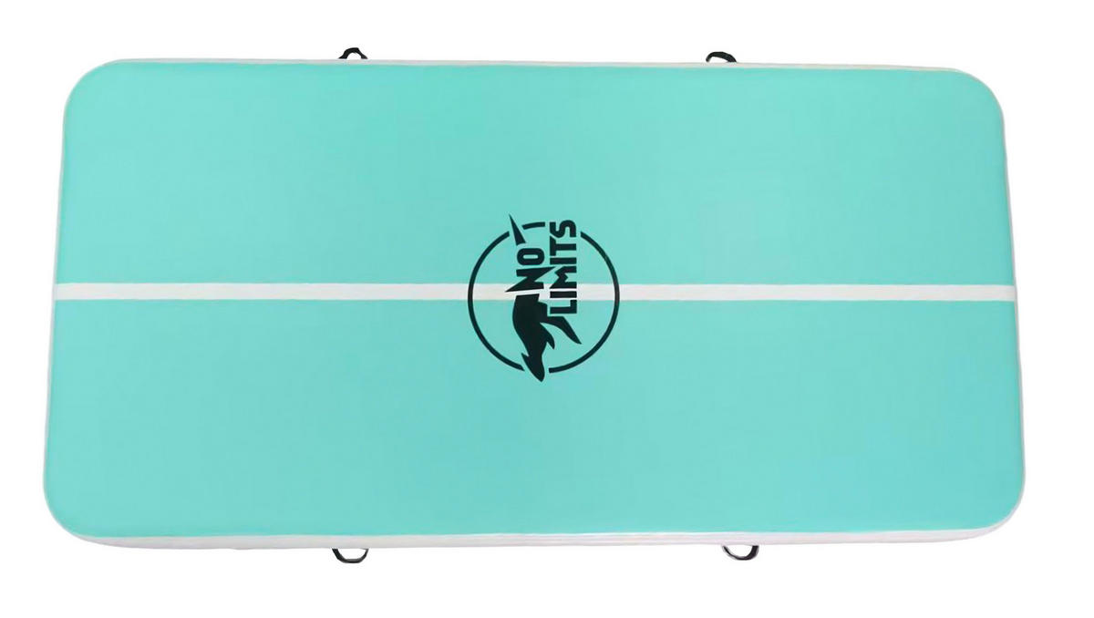 GYMNASTIKMATTE AIR MATTRESS  - Türkis/Weiß, KONVENTIONELL, Kunststoff (300/150/20cm)