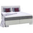BOXSPRINGBETT 160/200 cm in Weiß, Hellgrau - Silberfarben/Hellgrau, KONVENTIONELL, Holz/Textil (160/200cm) - Voleo BOXSPRINGBETT 160/200 cm in Weiß, Hellgrau - Silberfarben/Hellgrau, KONVENTIONELL, Holz/Textil (160/200cm) - Voleo
