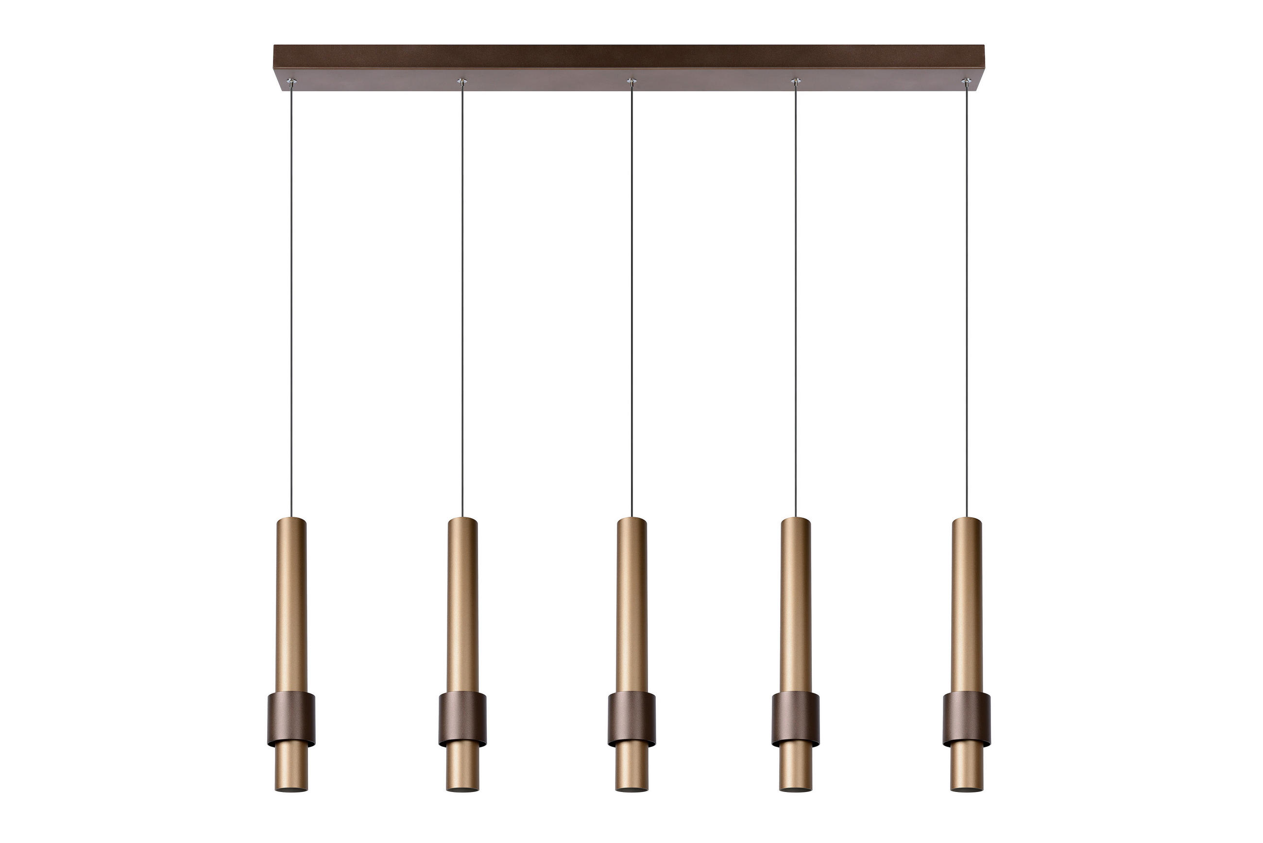 LED-HÄNGELEUCHTE 103/8/169 cm  - Cappuccino, Design, Metall (103/8/169cm) - Lucide