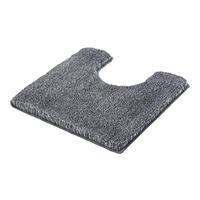 WC-VORLEGER Anthrazit 55/55 cm  - Anthrazit, Basics, Kunststoff/Textil (55/55cm) - Kleine Wolke