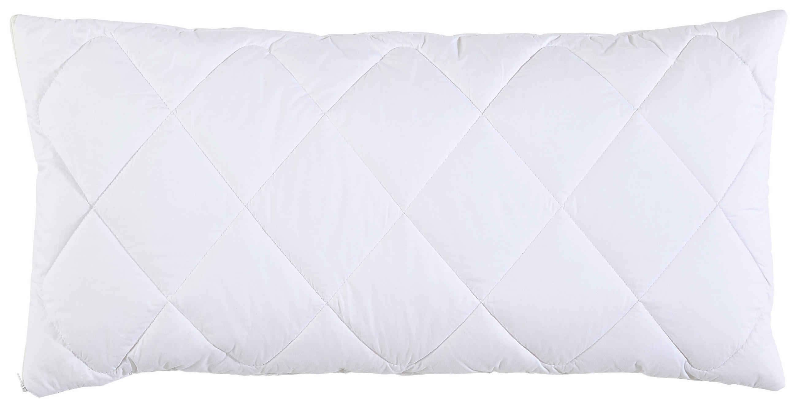 VANKÚŠ POD HLAVU, 40/80 cm - biela, Basics, textil (40/80cm) - Sleeptex