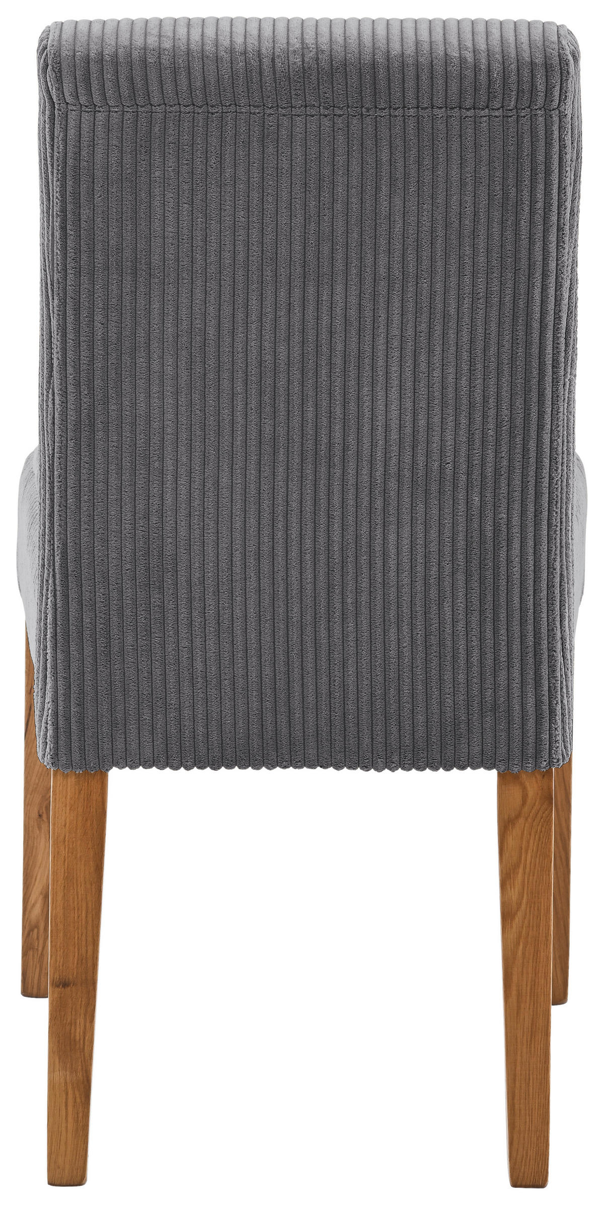 STUHL in Holz, Textil Anthrazit, Eichefarben  - Eichefarben/Anthrazit, KONVENTIONELL, Holz/Textil (47,5/91,5/63cm) - home24