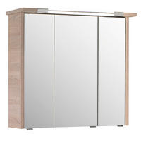 SPIEGELSCHRANK 75/72/20 cm  - Eichefarben, Design, Glas/Holzwerkstoff (75/72/20cm) - Xora