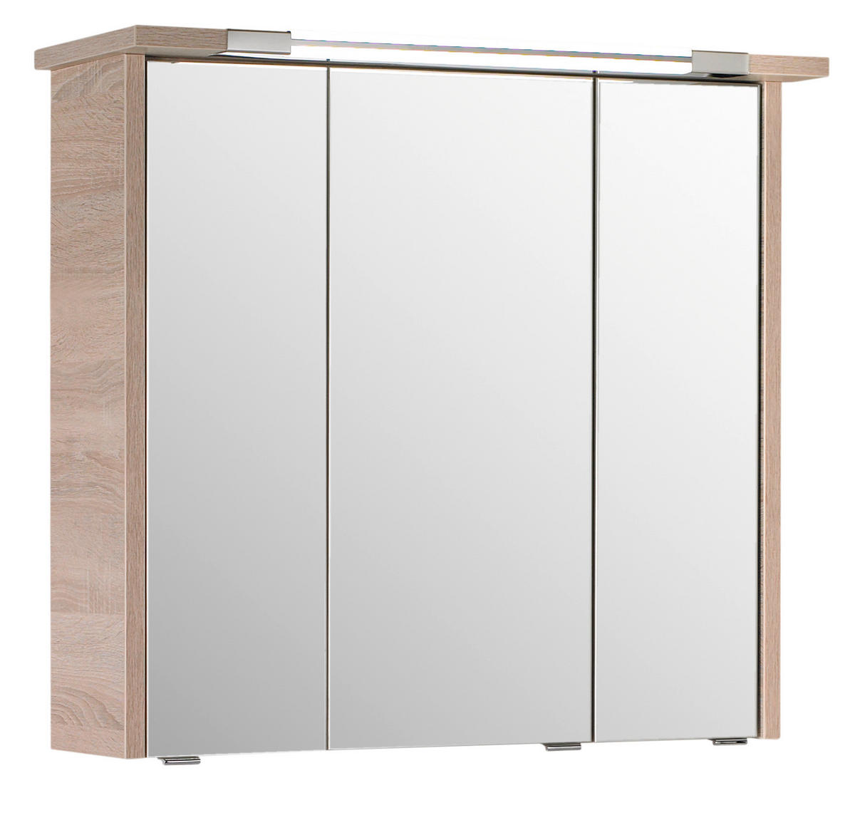 SPIEGELSCHRANK 75/72/20 cm  - Eichefarben, Design, Glas/Holzwerkstoff (75/72/20cm) - Xora