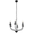 HÄNGELEUCHTE 45/130 cm  - Schwarz, Trend, Metall (45/130cm) - Novel
