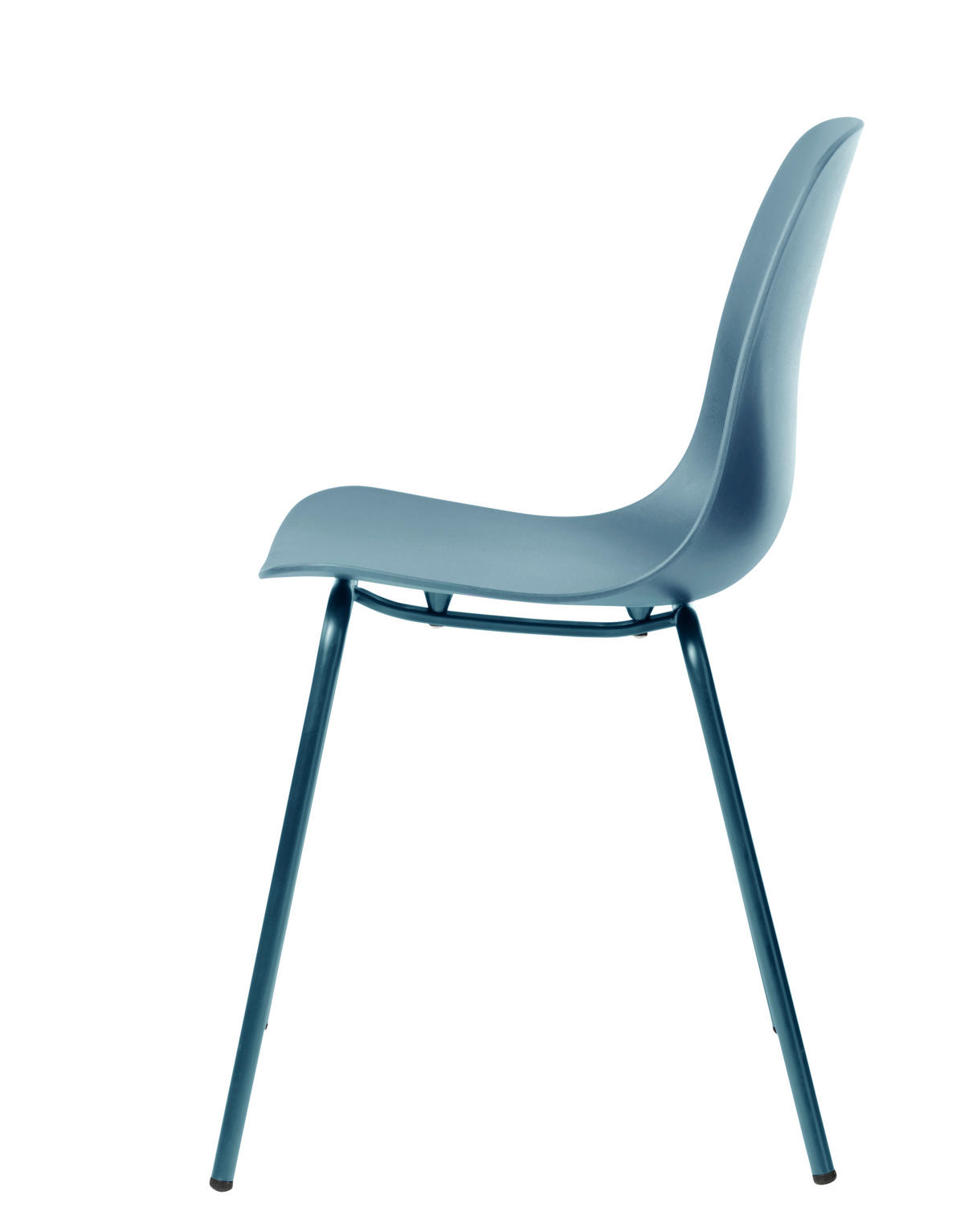 STUHL  in Kunststoff matt  - Hellblau, Design, Kunststoff/Metall (50/84/50cm) - Boxxx