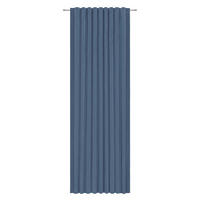 HOTOVÝ ZÁVĚS, 140/245 cm - modrá, Basics, textil (140/245cm) - Esposa
