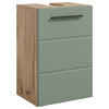 WASCHBECKENUNTERSCHRANK 40/60/31 cm  - Schilfgrün/Eichefarben, Basics, Holzwerkstoff/Kunststoff (40/60/31cm) - MID.YOU