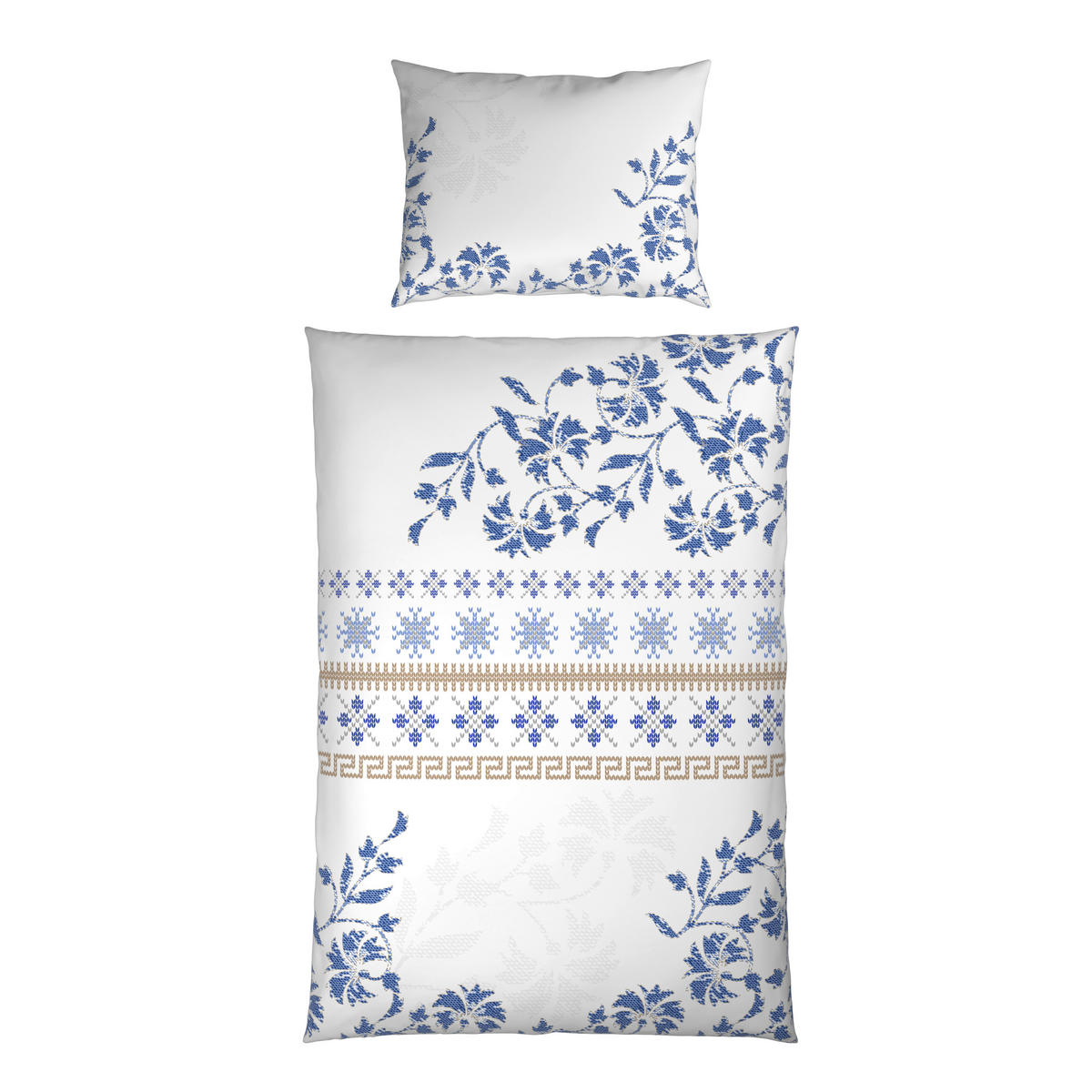 BETTWÄSCHESET Satin 160/210 cm  65 cm/100 cm  - Multicolor, Textil (160/210cm) - Esposa