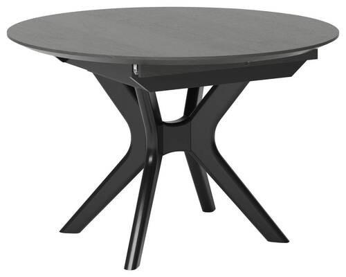 ESSTISCH in Holz 120/120/75 cm  - Blaugrau/Schwarz, Design, Holz (120/120/75cm) - Joop!
