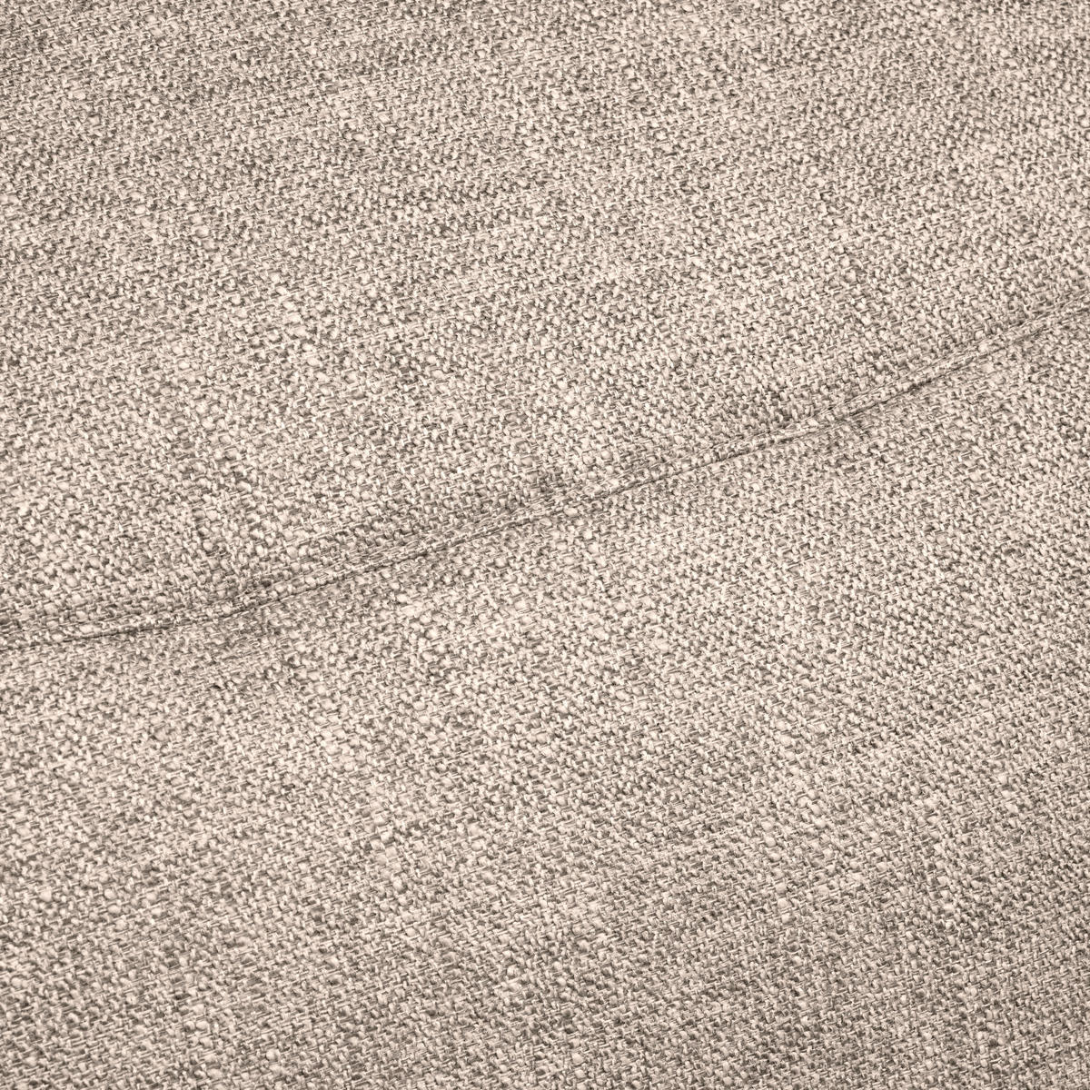 3-SITZER-SOFA Struktur Sandfarben  - Sandfarben/Schwarz, Design, Textil/Metall (205/76-97/102cm) - Novel
