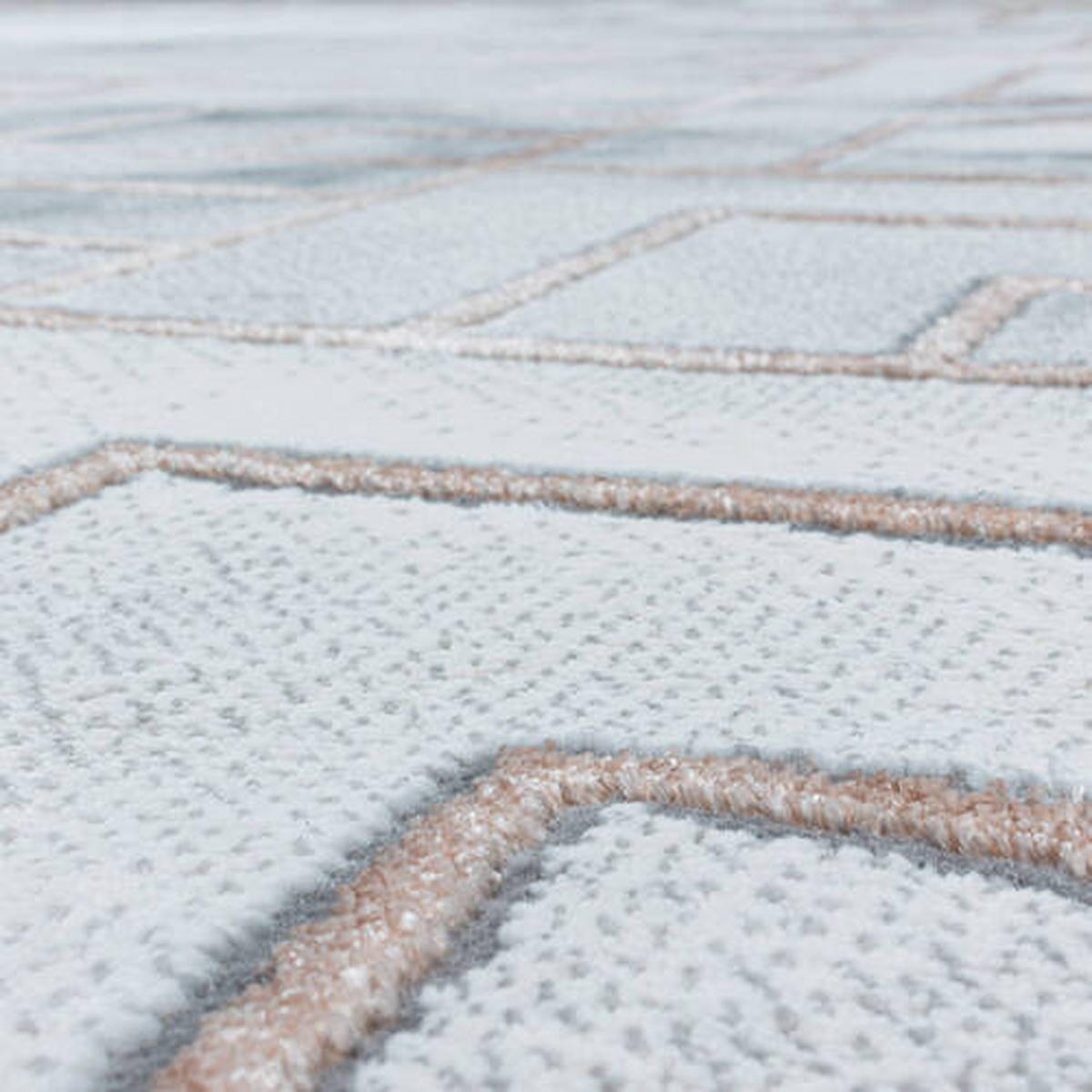 VÄVD MATTA 240/340 cm Naxos 3813 Bronze  - bronsfärgad, Design, textil (240/340cm)