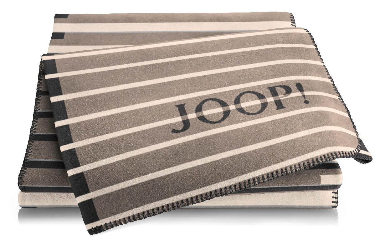DEKA, bavlna, 150/200 cm - šedavě hnědá, Lifestyle, textil (150/200cm) - Joop!
