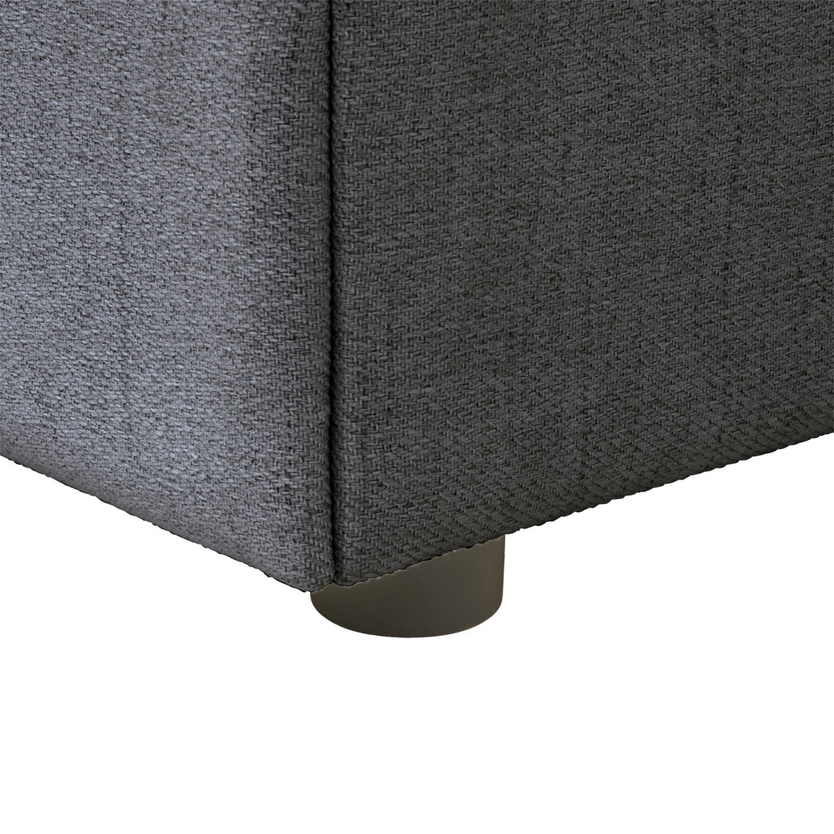 BOXBETT 200/200 cm,  in Graphitfarben,  - Graphitfarben, MODERN, Holz/Textil (200/200cm) - MID.YOU