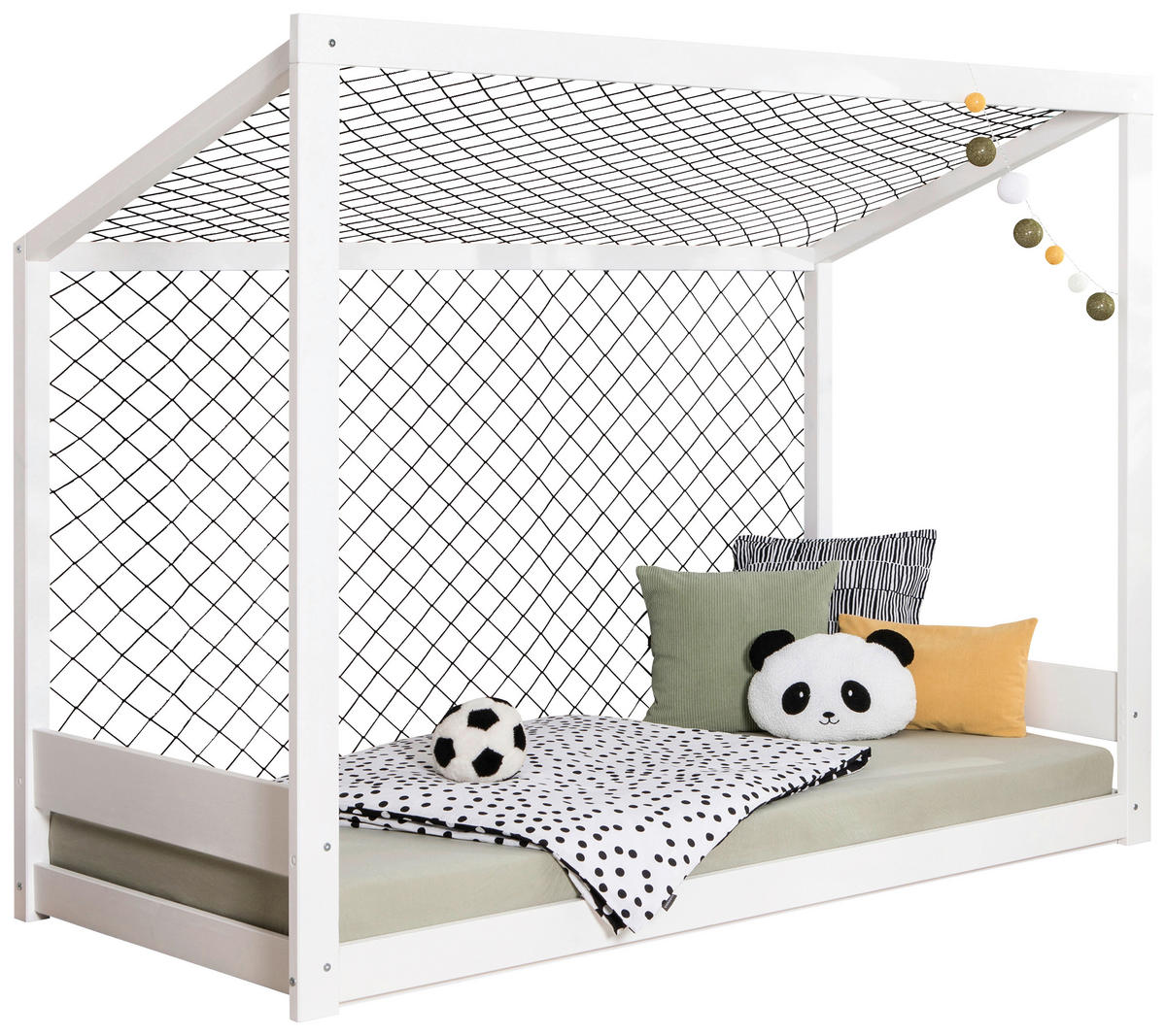 AUSZIEHBETT 90/200 cm  in Weiß  - Weiß, MODERN, Holz/Textil (90/200cm) - MID.YOU