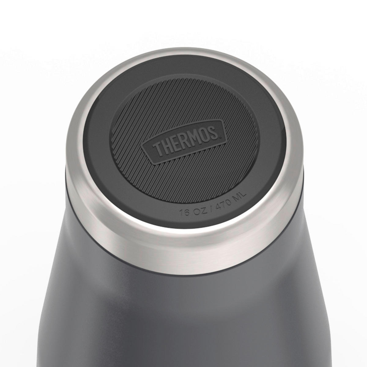 THERMOBECHER ICON 0,47 L  - Dunkelgrau, Basics, Metall (0.47l) - Thermos