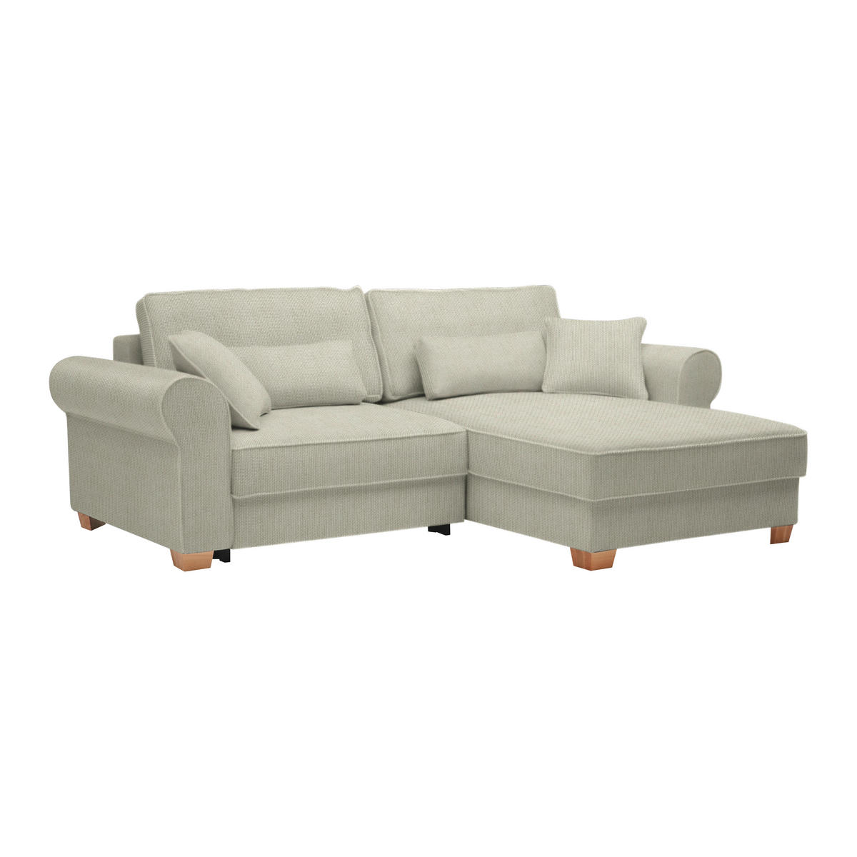 HÖRNSOFFA i taupe  - taupe, Modern, trämaterial/trä (255/185cm) - MID.YOU