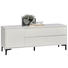 LOWBOARD 140/54/38 cm - Graphitfarben/Weiß, Trend, Holzwerkstoff/Kunststoff (140/54/38cm) - Carryhome LOWBOARD 140/54/38 cm - Graphitfarben/Weiß, Trend, Holzwerkstoff/Kunststoff (140/54/38cm) - Carryhome