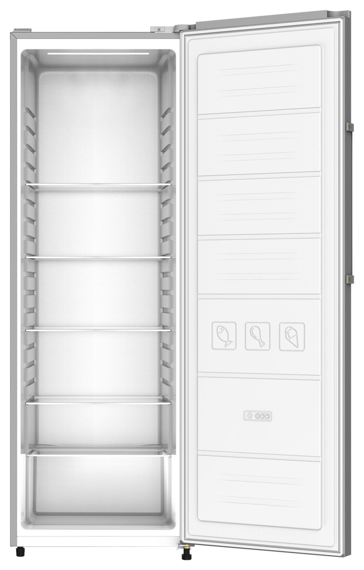 GETRÄNKEKÜHLSCHRANK NABO FK 3377  - Grau, Basics, Metall (63/174/59,2cm) - Nabo