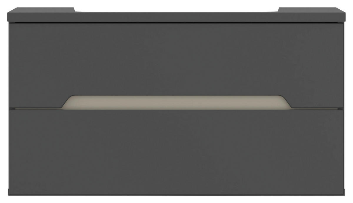 WASCHTISCHKOMBI 80 cm  - Anthrazit/Weiß, MODERN, Keramik/Holzwerkstoff (80cm) - MID.YOU