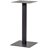 TISCHGESTELL in Metall 50/50/105 cm   - Schwarz, MODERN, Metall (50/50/105cm) - Livetastic