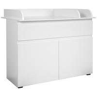 WICKELKOMMODE Weiß  - Weiß, Basics, Holzwerkstoff (120/102/77cm) - MID.YOU