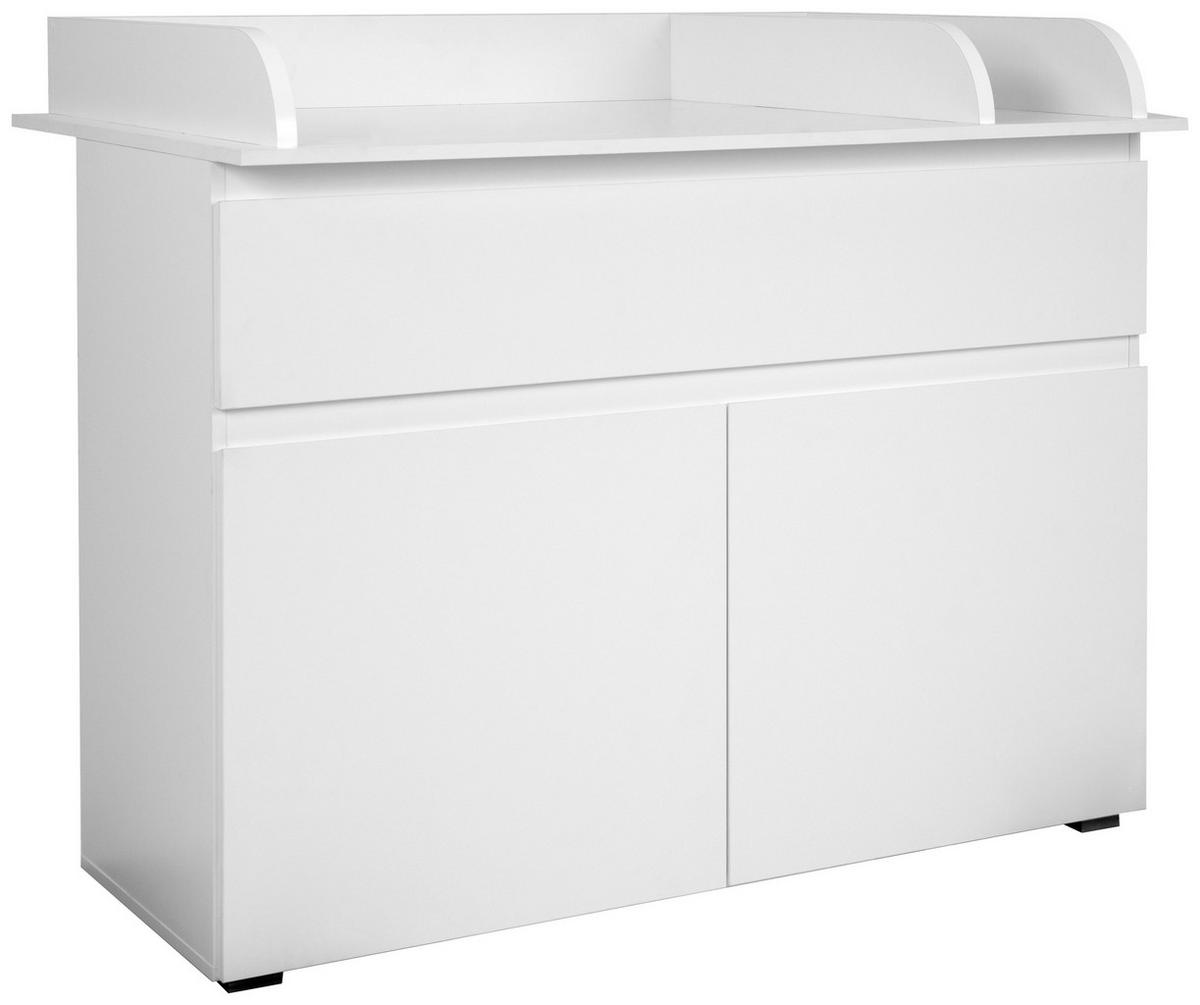 WICKELKOMMODE Weiß  - Weiß, Basics, Holzwerkstoff (120/102/77cm) - MID.YOU