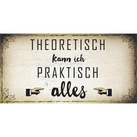 DEKOPANEEL Text 20/40 cm  - Multicolor, Basics, Holz (20/40cm) - Euroart