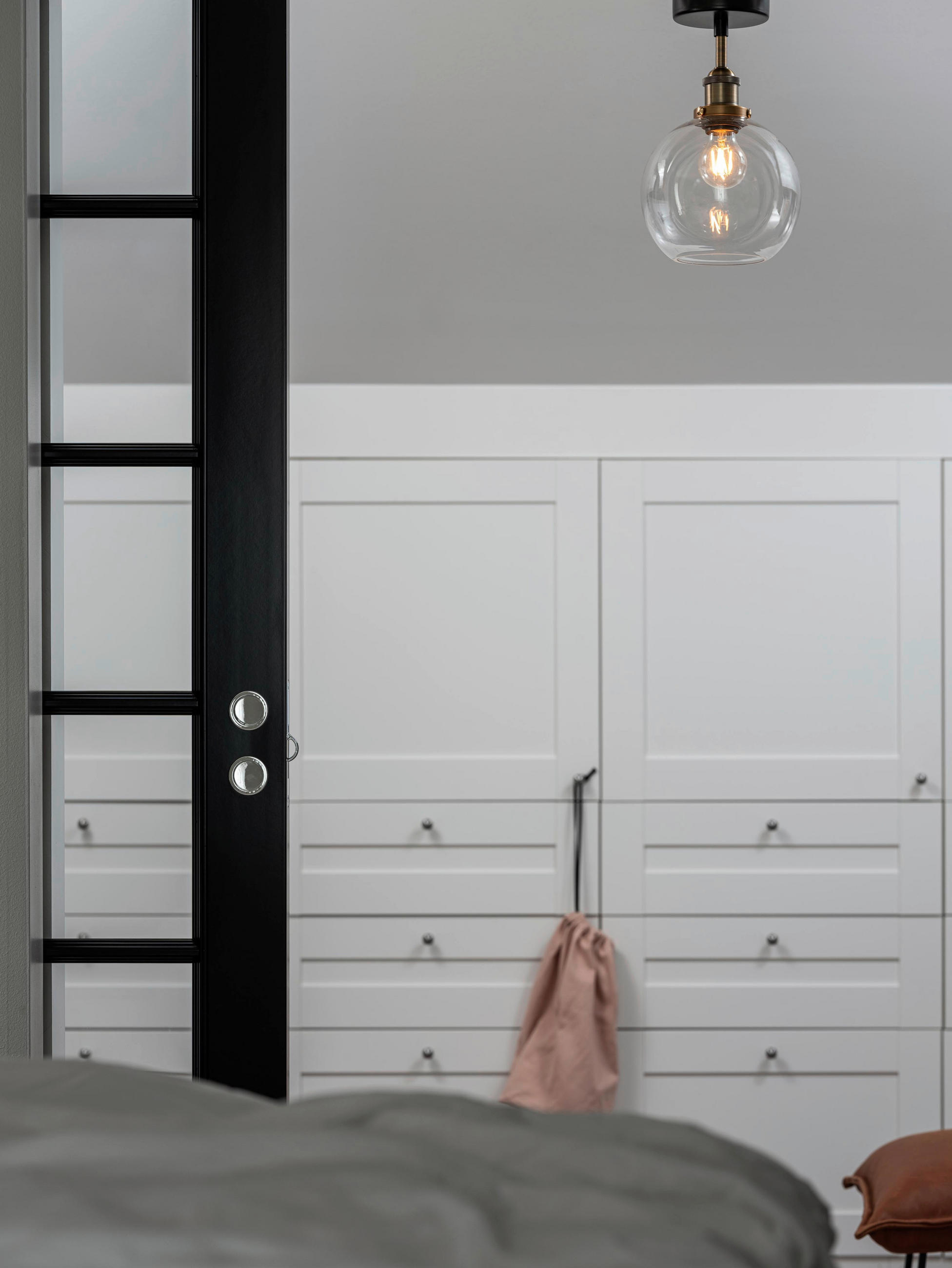 DECKENLEUCHTE PR Home OMEGA 20/36 cm   - Klar/Messingfarben, Design, Glas (20/36cm)