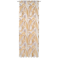 KÉSZFÜGGÖNY részben fényzáró  - sárga/terrakotta, Trend, textil (140/245cm) - Esposa