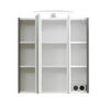 SPIEGELSCHRANK 65/70/16 cm  - Grau, LIFESTYLE, Holzwerkstoff/Metall (65/70/16cm) - Xora