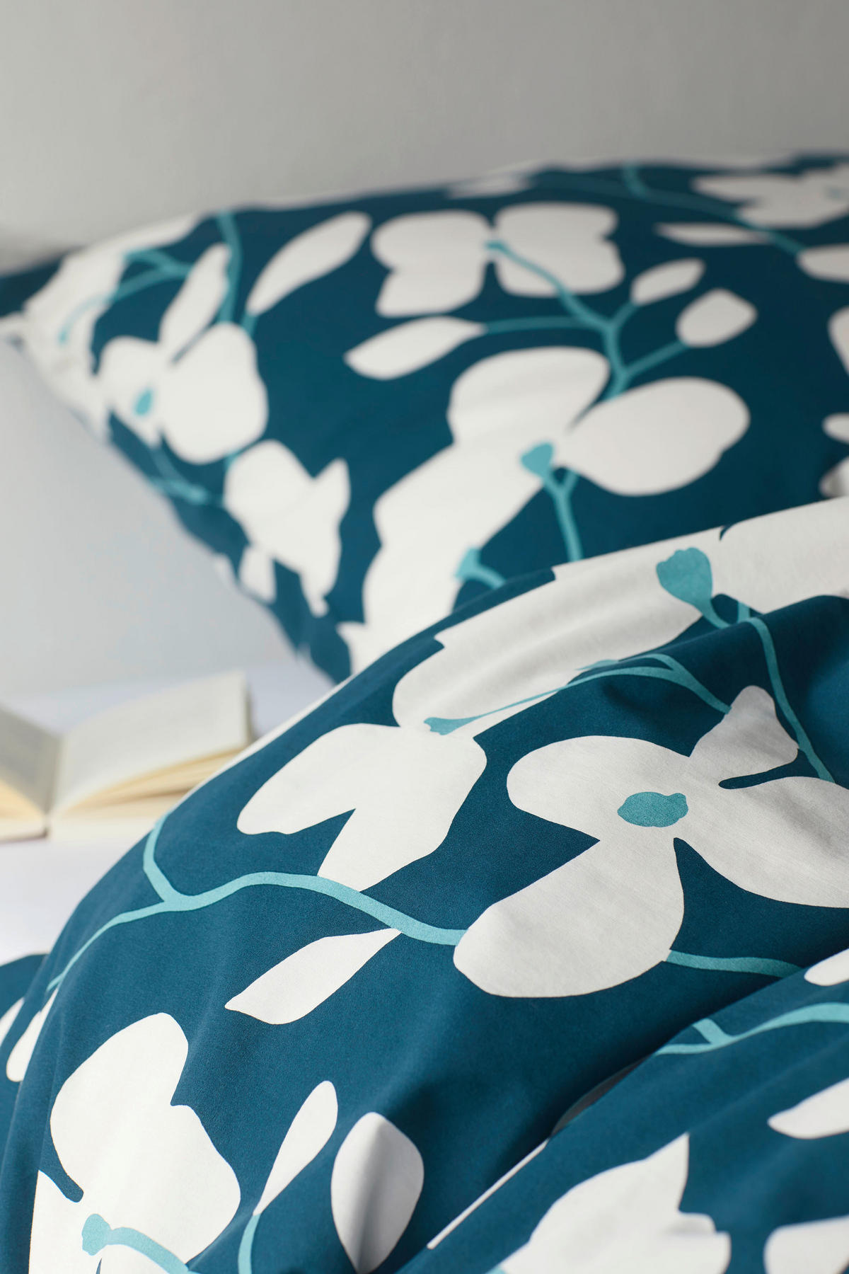 BETTWÄSCHE Twine Perkal 155/220 cm  - Petrol, Basics, Textil (155/220cm) - Yes for bed