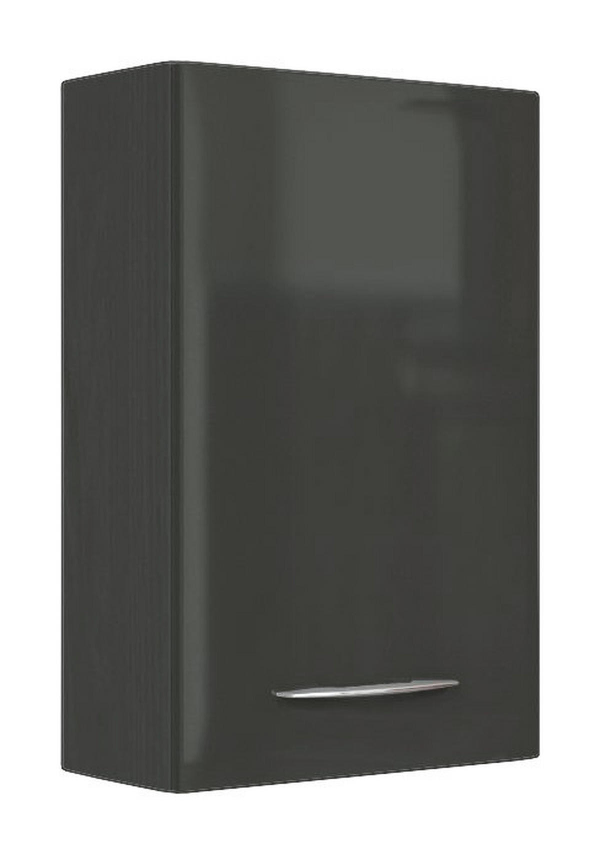 HÄNGESCHRANK 40/64/20 cm  - Chromfarben/Graphitfarben, KONVENTIONELL, Holzwerkstoff/Metall (40/64/20cm) - Xora