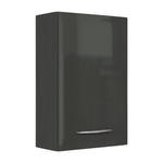 HÄNGESCHRANK 40/64/20 cm  - Chromfarben/Graphitfarben, KONVENTIONELL, Holzwerkstoff/Metall (40/64/20cm) - Xora