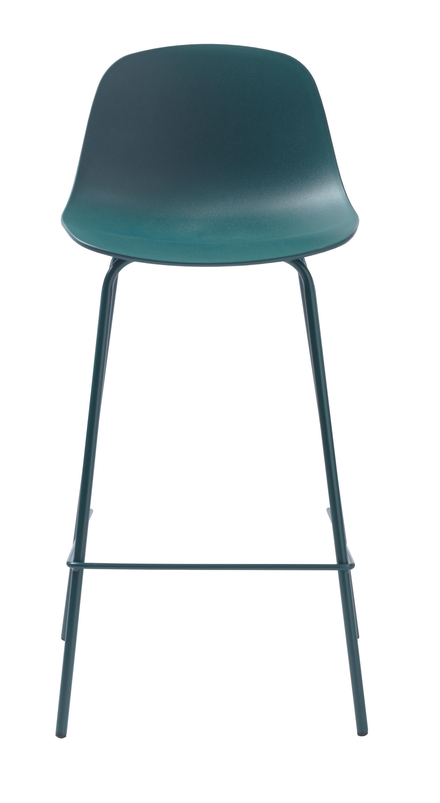 BARHOCKER in Kunststoff Petrol  - Petrol, Design, Kunststoff/Metall (41/93/48cm) - Boxxx
