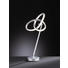 LED-TISCHLEUCHTE - Silberfarben, MODERN, Metall (23/40/23cm) - Wofi LED-TISCHLEUCHTE - Silberfarben, MODERN, Metall (23/40/23cm) - Wofi