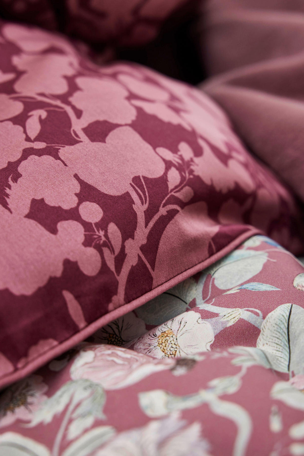 BETTWÄSCHE Aleste Satin 200/200 cm  - Pink, KONVENTIONELL, Textil (200/200cm) - Essenza